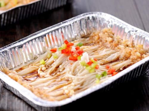 金牛锡纸烤金针菇